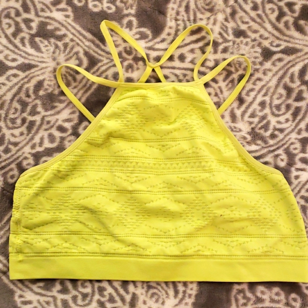 Victoria's Secret Bright yellow Bralette M